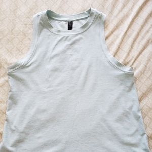 Workout blue tank top